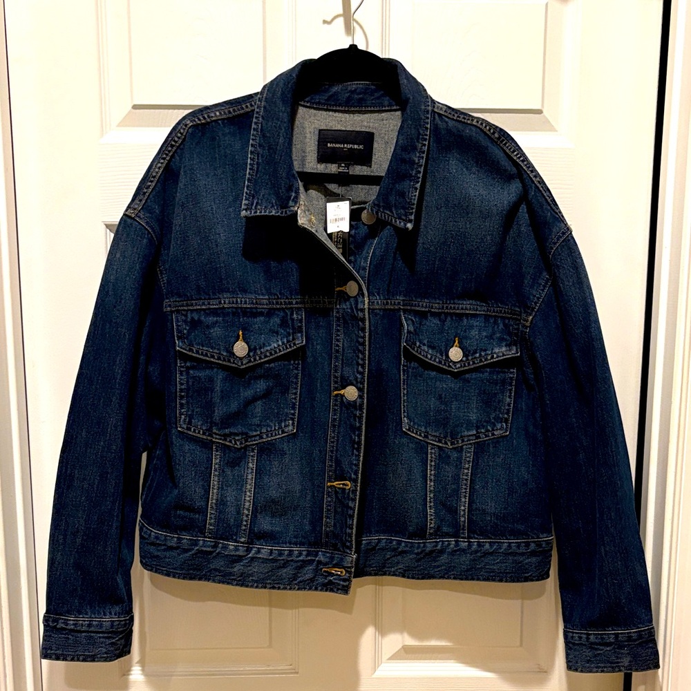 Banana Republic Dark Blue Jean Jacket